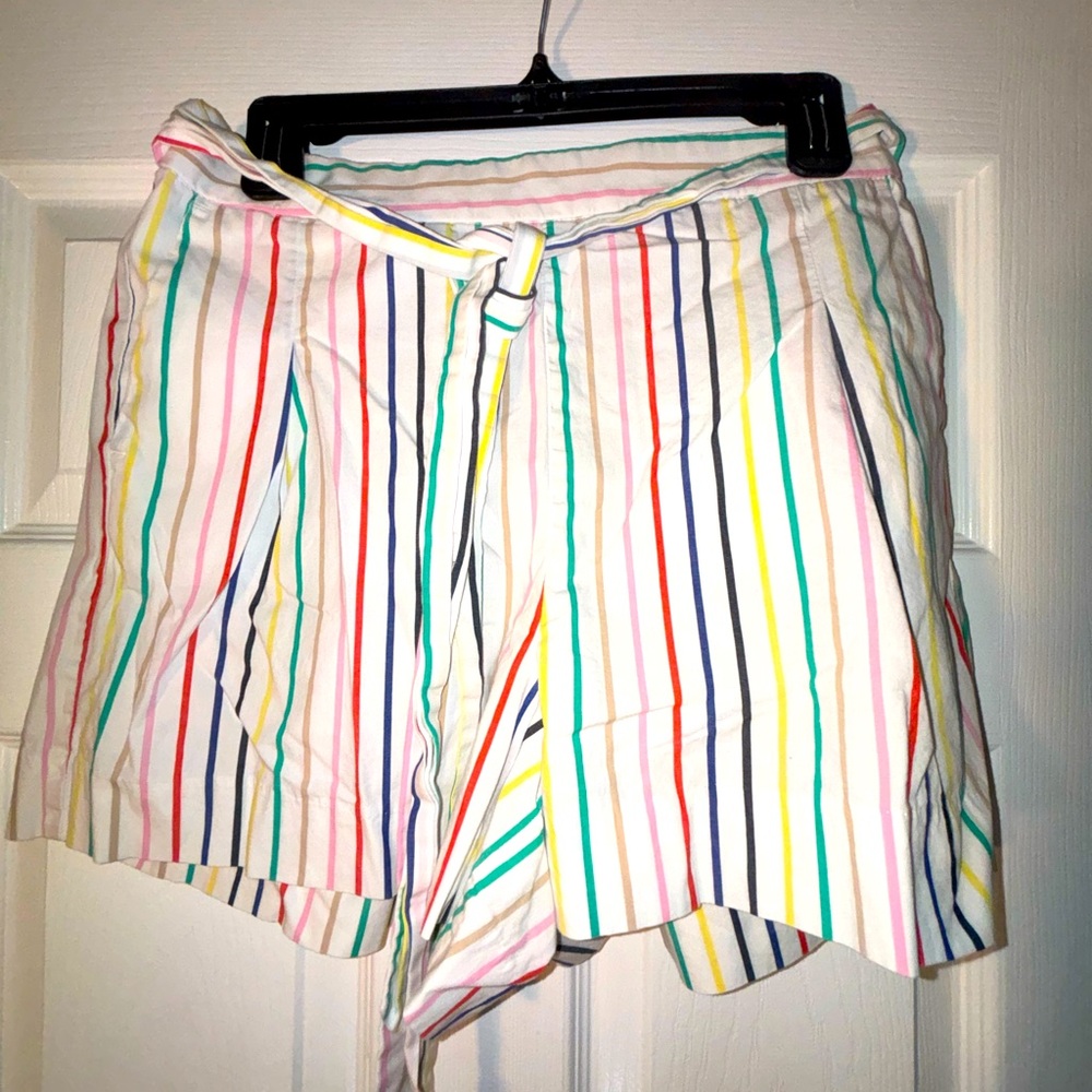 Women’s J Crew Striped Elastic Waist Short